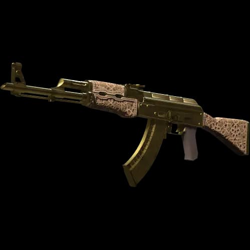 AK-47 | Gold Arabesque (Well-Worn)