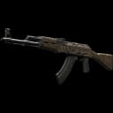 AK-47 | Uncharted (Well-Worn)