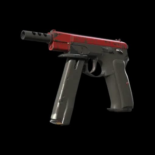 CZ75-Auto | Crimson Web (Well-Worn)