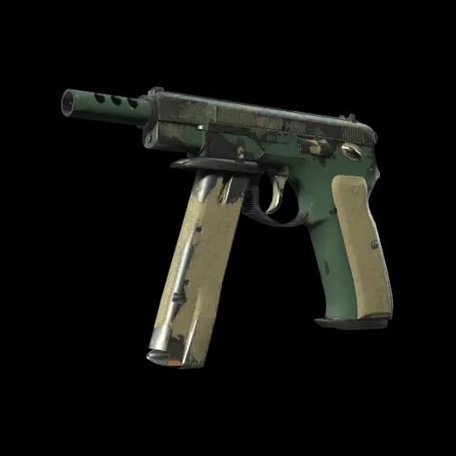CZ75-Auto | Green Plaid (Battle-Scarred)