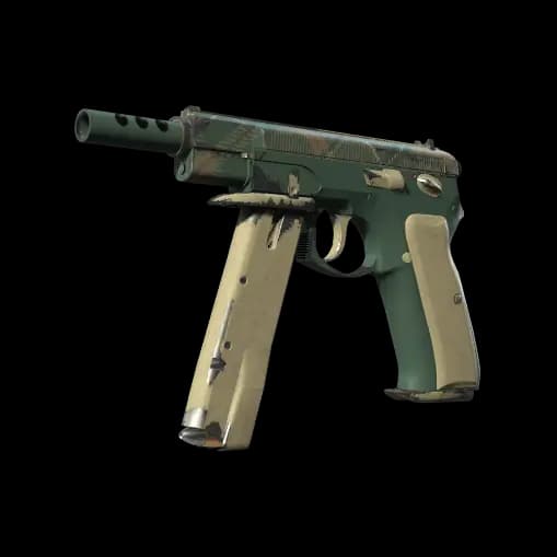 CZ75-Auto | Green Plaid (Well-Worn)