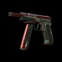 CZ75-Auto | Red Astor (Battle-Scarred)