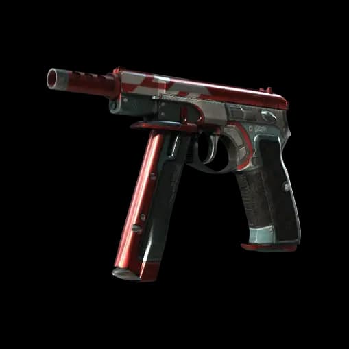 CZ75-Auto | Red Astor (Minimal Wear)
