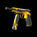 CZ75-Auto | Yellow Jacket (Battle-Scarred)