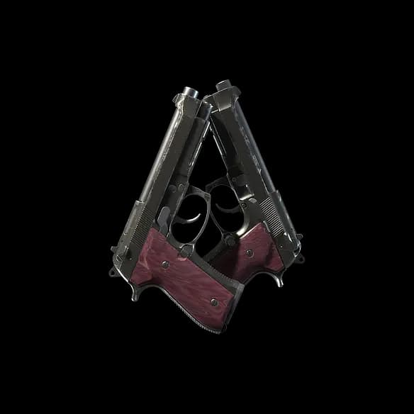 Dual Berettas | BorDeux (Well-Worn)