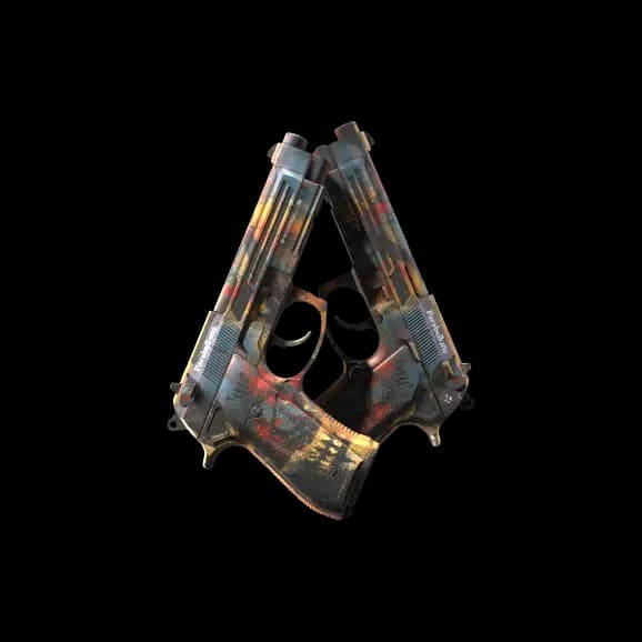 Dual Berettas | Hideout (Minimal Wear)