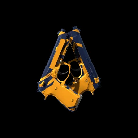 Dual Berettas | Marina (Minimal Wear)