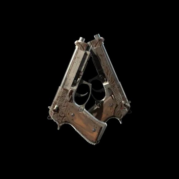 Dual Berettas | Pyre (Battle-Scarred)