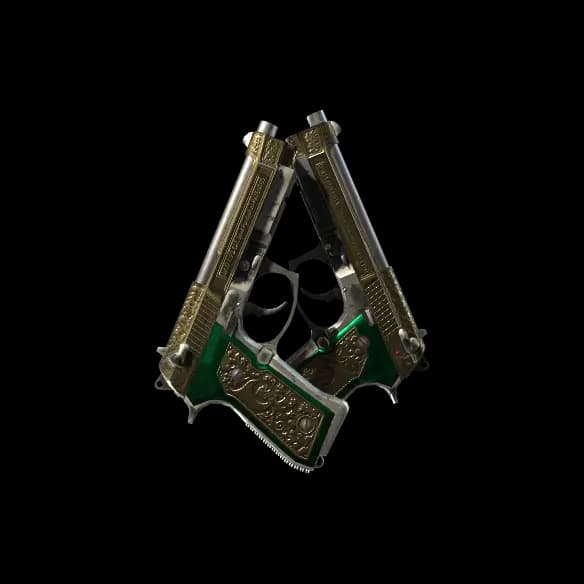 Dual Berettas | Royal Consorts (Battle-Scarred)