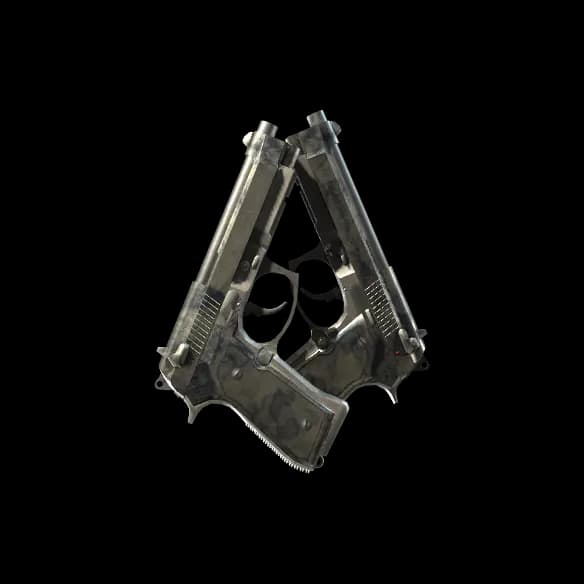 Dual Berettas | Stained (Battle-Scarred)