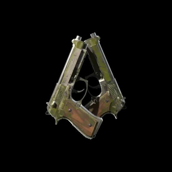 Dual Berettas | Switch Board (Battle-Scarred)