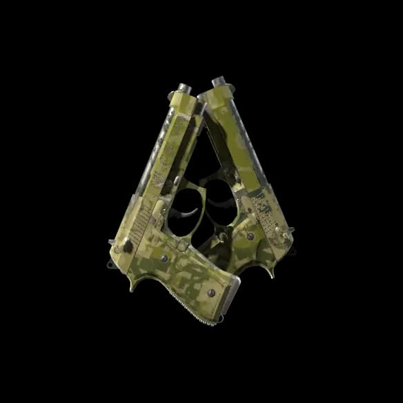 Dual Berettas | Switch Board (Well-Worn)