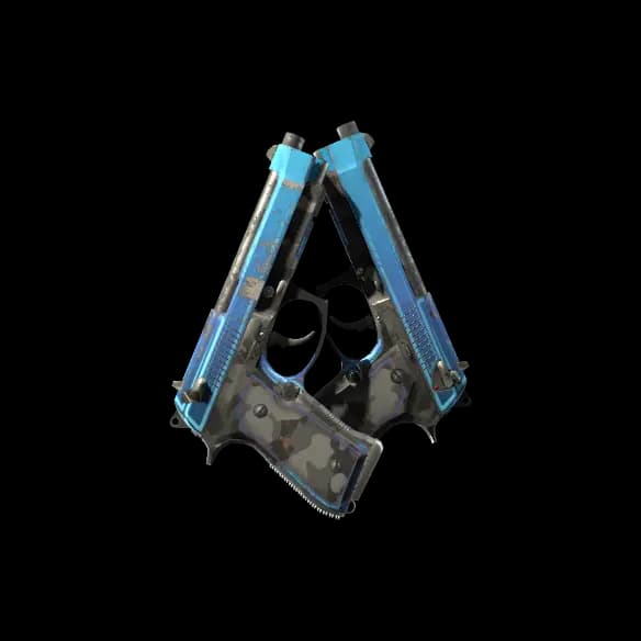 Dual Berettas | Urban Shock (Well-Worn)