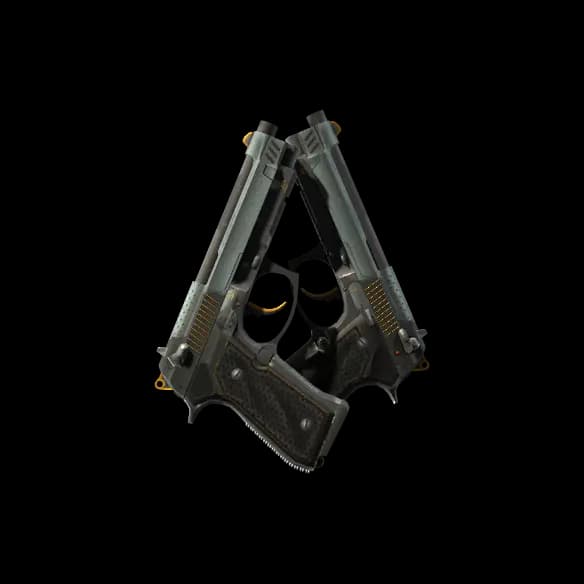 Dual Berettas | Ventilators (Well-Worn)