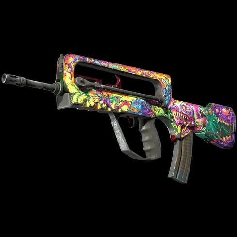 FAMAS | Bad Trip (Battle-Scarred)