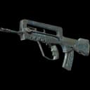 FAMAS | Cyanospatter (Battle-Scarred)