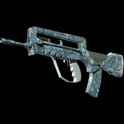 FAMAS | Cyanospatter (Minimal Wear)