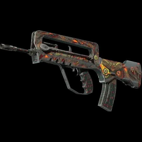 FAMAS | Eye of Athena (Battle-Scarred)