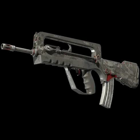 FAMAS | Grey Ghost (Battle-Scarred)