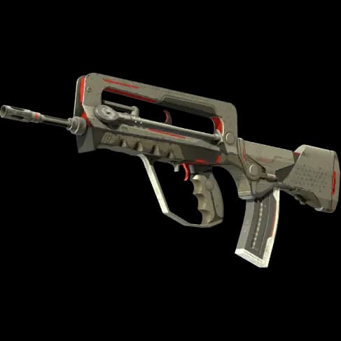 FAMAS | Mecha Industries (Battle-Scarred)