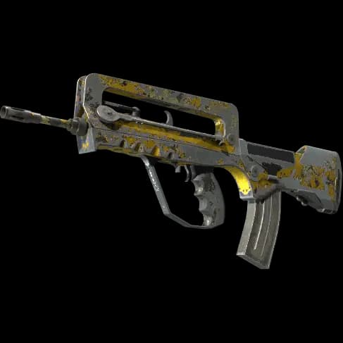 FAMAS | Neural Net (Battle-Scarred)