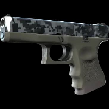 Glock-18 | Steel Disruption (Minimal Wear)