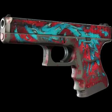 Glock-18 | Water Elemental (Battle-Scarred)