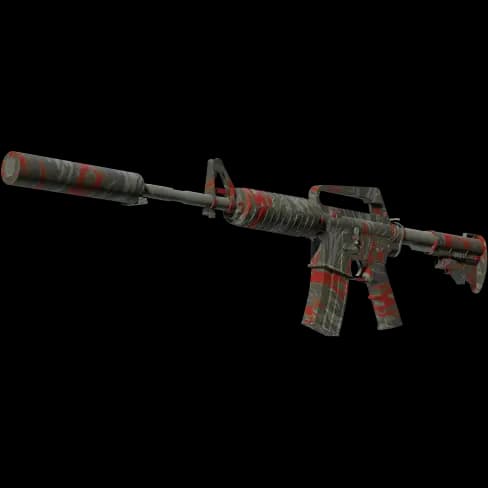 M4A1-S | Blood Tiger (Minimal Wear)