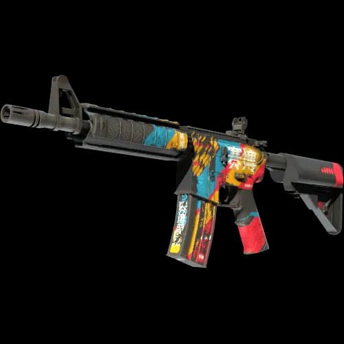 M4A4 | Cyber Security (Battle-Scarred)
