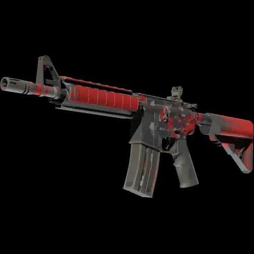 M4A4 | Red DDPAT (Well-Worn)