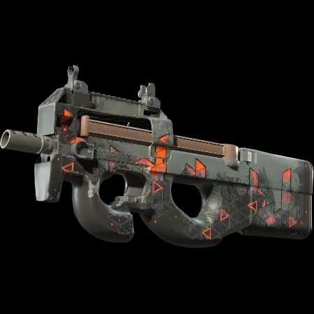 P90 | Trigon (Well-Worn)
