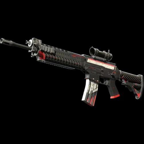 SG 553 | Cyrex (Battle-Scarred)