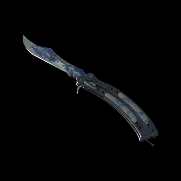 ★ Butterfly Knife | Bright Water (Battle-Scarred)