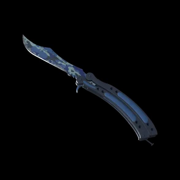 ★ Butterfly Knife | Bright Water (Well-Worn)