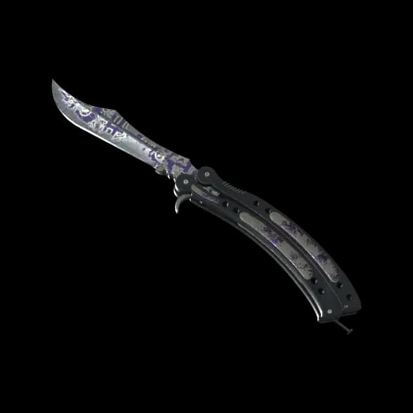 ★ Butterfly Knife | Freehand (Battle-Scarred)