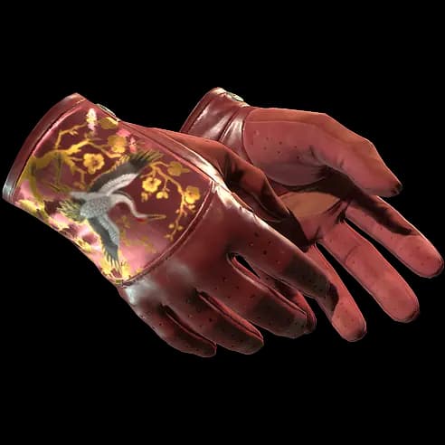 ★ Driver Gloves | Brocade Crane (Minimal Wear)