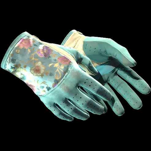 ★ Driver Gloves | Brocade Flowers (Well-Worn)