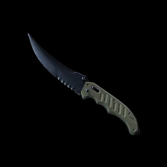 ★ Flip Knife | Blue Steel (Battle-Scarred)