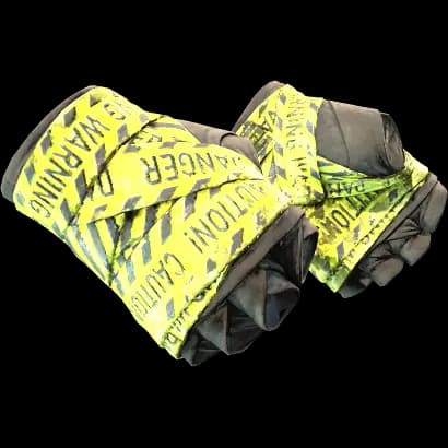 ★ Hand Wraps | CAUTION! (Battle-Scarred)