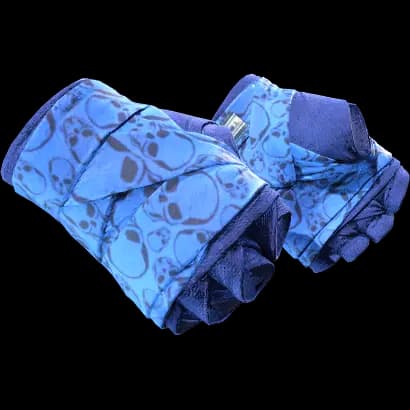 ★ Hand Wraps | Cobalt Skulls (Minimal Wear)