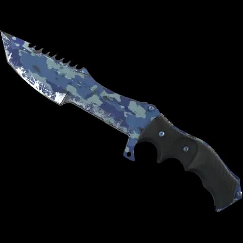 ★ Huntsman Knife | Bright Water (Well-Worn)