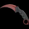 ★ Karambit | Crimson Web (Minimal Wear)