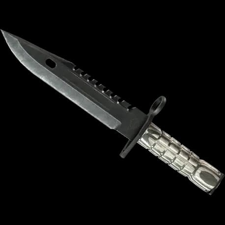 ★ M9 Bayonet | Black Laminate (Well-Worn)