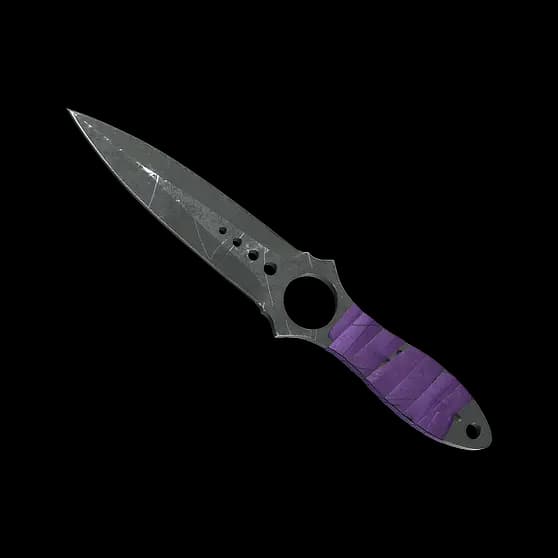 ★ Skeleton Knife | Ultraviolet (Battle-Scarred)
