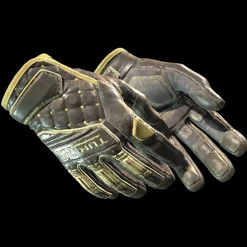 ★ Specialist Gloves | Chocolate Chesterfield (Battle-Scarred)