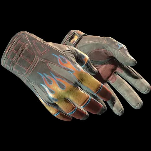 ★ Sport Gloves | Blaze (Well-Worn)