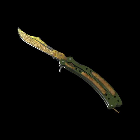 ★ StatTrak™ Butterfly Knife | Lore (Battle-Scarred)