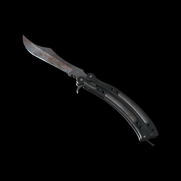 ★ StatTrak™ Butterfly Knife | Rust Coat (Well-Worn)