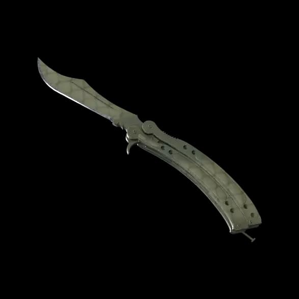 ★ StatTrak™ Butterfly Knife | Safari Mesh (Well-Worn)