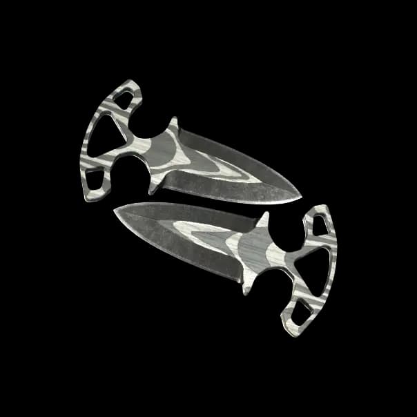 ★ StatTrak™ Shadow Daggers | Black Laminate (Field-Tested)